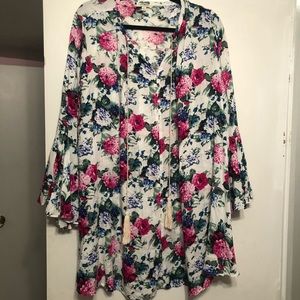Floral mini dress